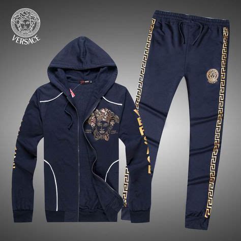 mens versace pant suits|men's Versace jogging suit.